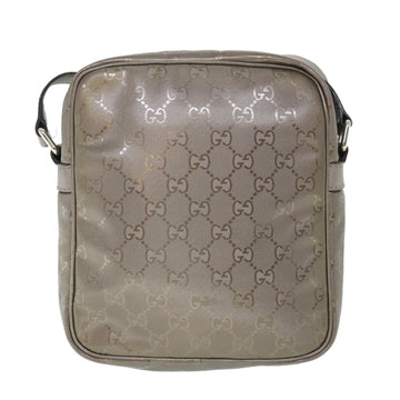 GUCCI GG Canvas Shoulder Bag PVC Leather Brown 233268 yk8653
