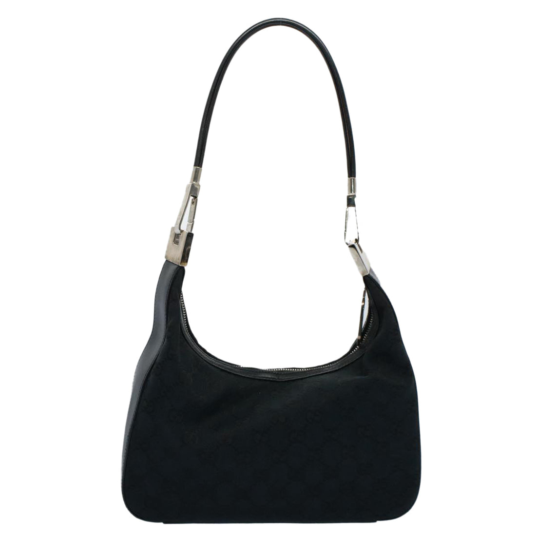 GUCCI GG Canvas Shoulder Bag Black 001 3812 yk8676