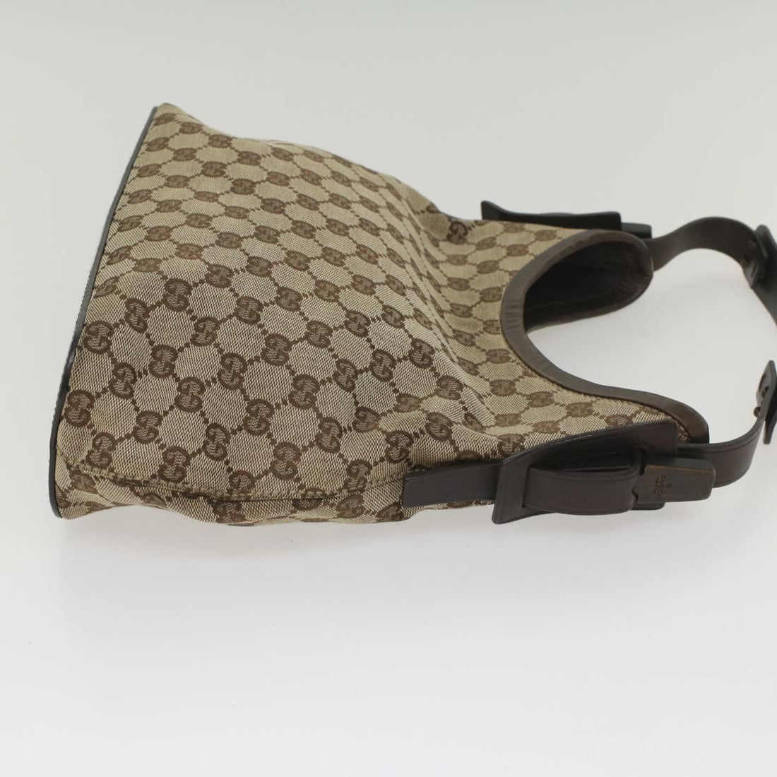 GUCCI GG Canvas Shoulder Bag Beige 107752 yk8859