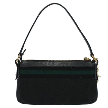 GUCCI GG Canvas Makersluxe Bags Black Green 145970 yk8903