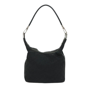 GUCCI GG Canvas Shoulder Bag Black 001 3814 yk9078