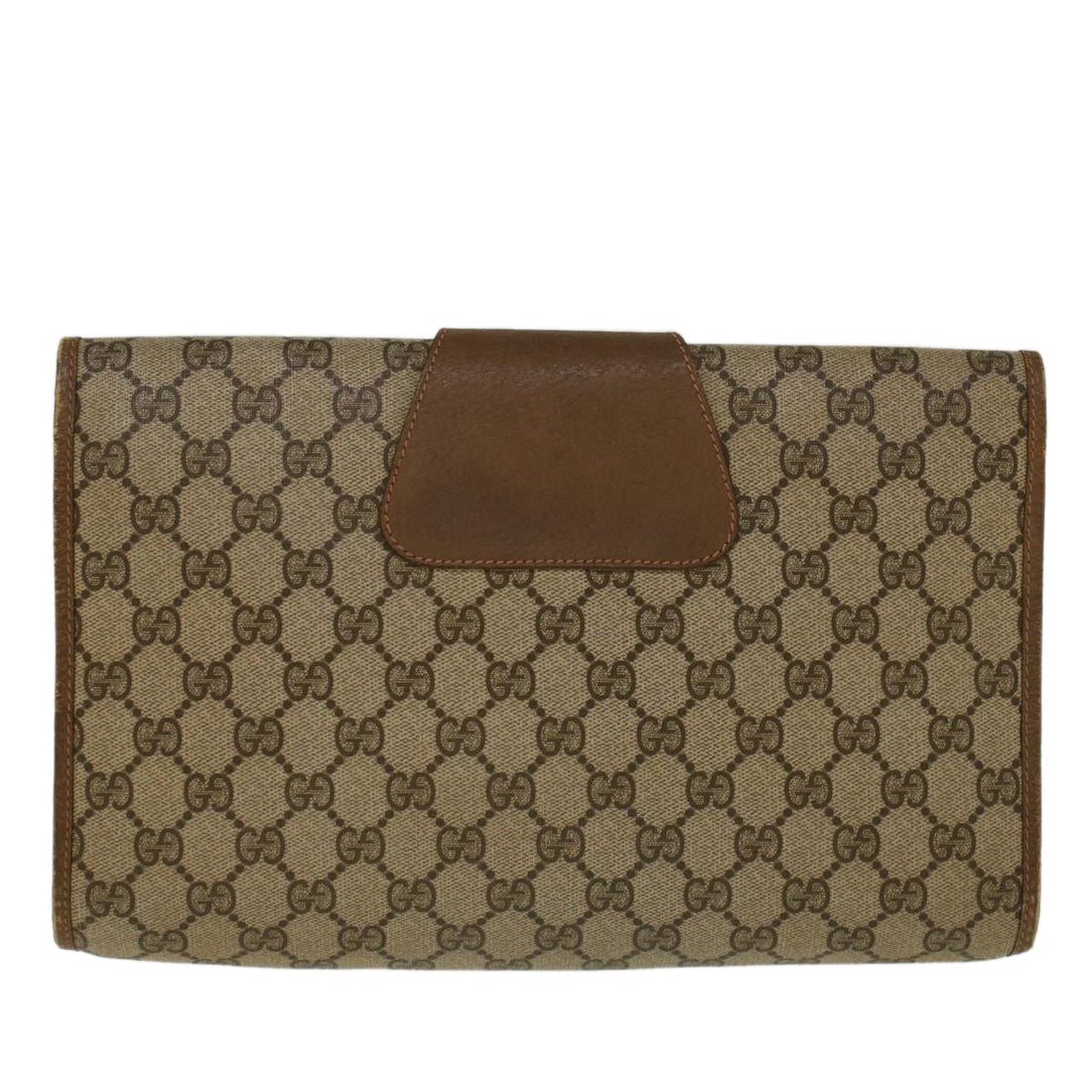 GUCCI GG Supreme Web Sherry Line Clutch Bag Beige Red 89 01 031 yk9173