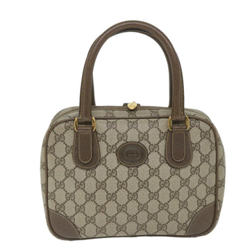 GUCCI GG Supreme Hand Bag PVC Leather Beige 000 58 090 yk9250