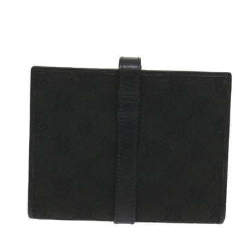 GUCCI GG Canvas Jackie Day Planner Cover Black 29966 yk9257