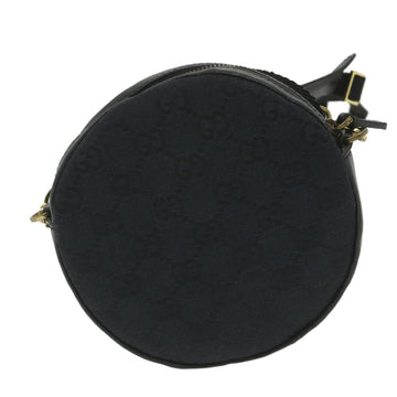 GUCCI GG Canvas Shoulder Bag Black 90700 yk9278