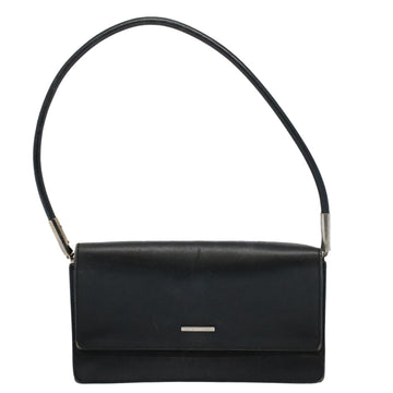 GUCCI Shoulder Bag Leather Black 001 3815 yk9381