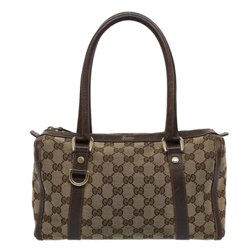GUCCI GG Canvas Shoulder Bag Beige 130942 yk9428