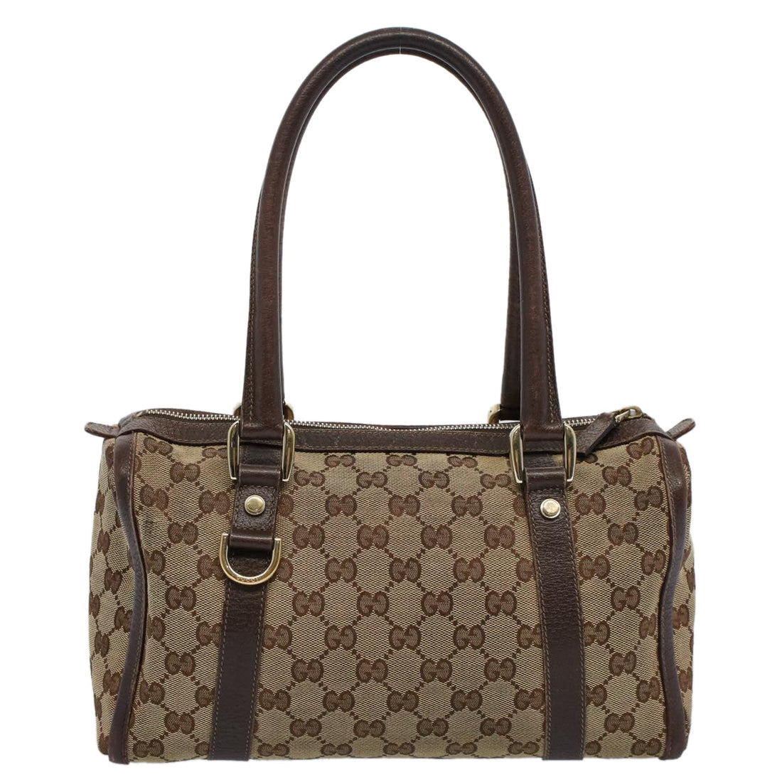 GUCCI GG Canvas Shoulder Bag Beige 130942 yk9428
