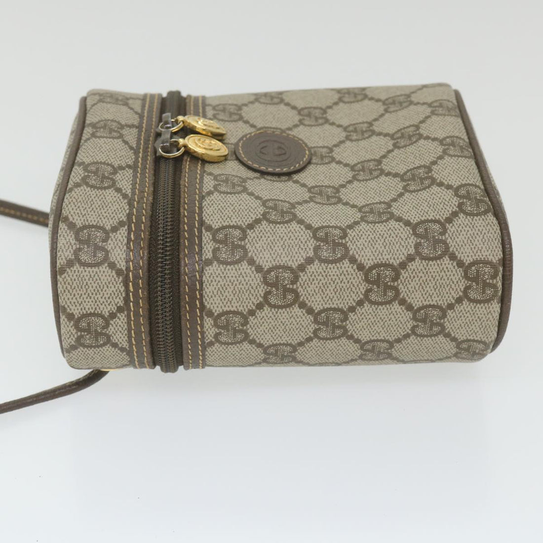 GUCCI GG Supreme Shoulder Bag PVC Leather Beige 007 89 1099 yk9466
