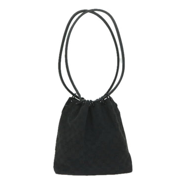 GUCCI GG Canvas Shoulder Bag Black 90644 yk9618