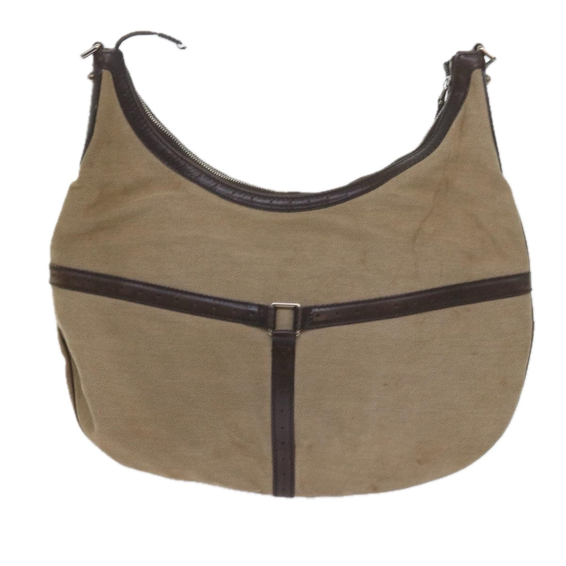 GUCCI GG Canvas Shoulder Bag Canvas patent 4Set Black Beige yk9745