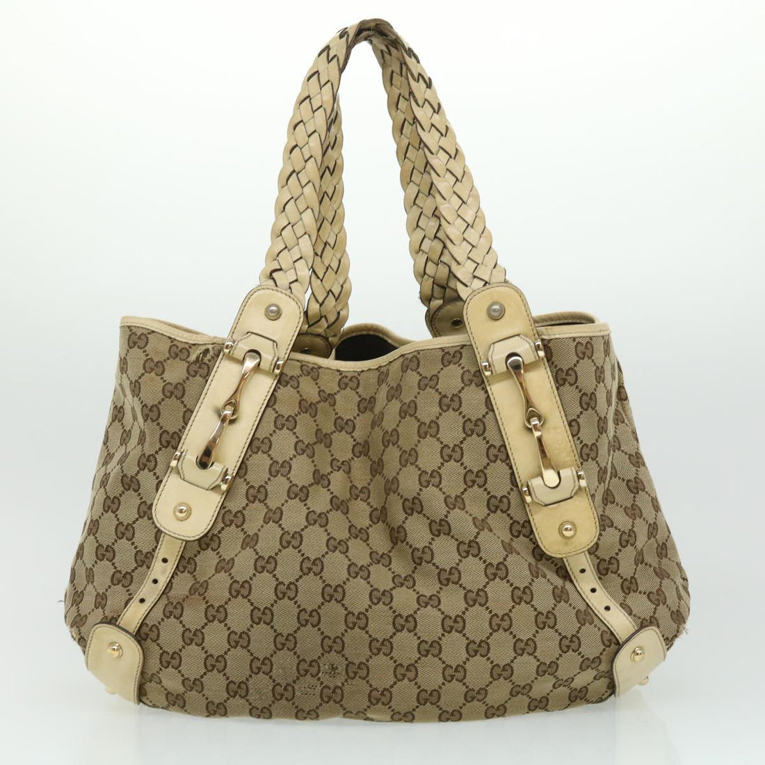 GUCCI GG Canvas Shoulder Bag 2Set Beige yt920