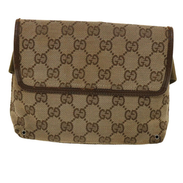 GUCCI GG Canvas Waist Bag Beige 92548 212792 yt967